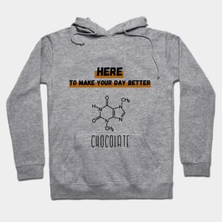 chocolate is happiness Hoodie